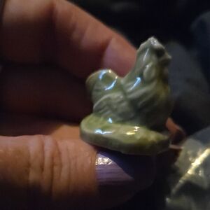 Red Rose Tea Wade England  Rooster Figurine Vintage